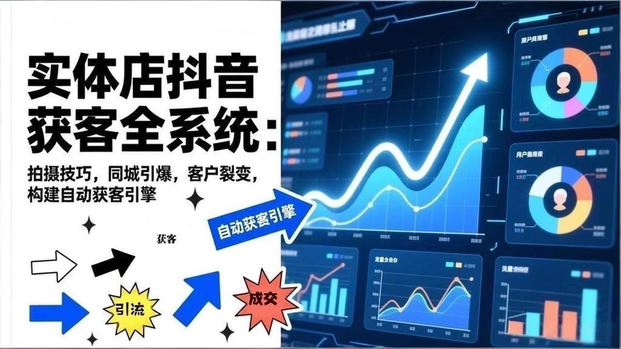 2026实体店抖音获客全系统:拍摄技巧,同城引爆,客户裂变,构建自动获客引擎-灵感工坊云网创