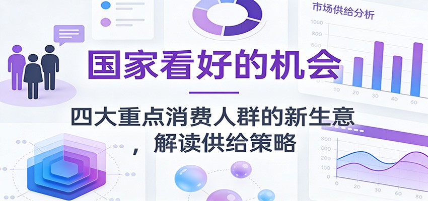 公众号付费文章:国家看好的机会,四大重点消费人群的新生意,解读供给策略-灵感工坊云网创