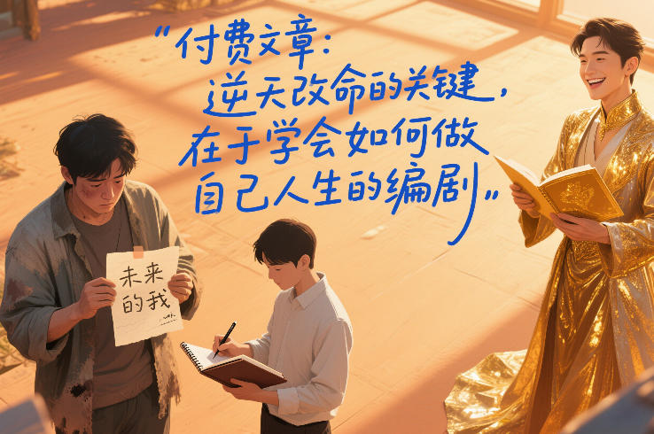 付费文章:逆天改命的关键,在于学会如何做自己人生的编剧-灵感工坊云网创