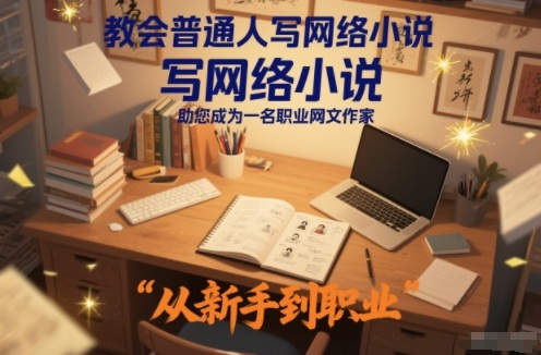 教会普通人写网络小说,助您成为一名职业网文作家-灵感工坊云网创