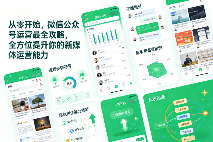 从零开始,微信公众号运营最全攻略,全方位提升你的新媒体运营能力-灵感工坊云网创
