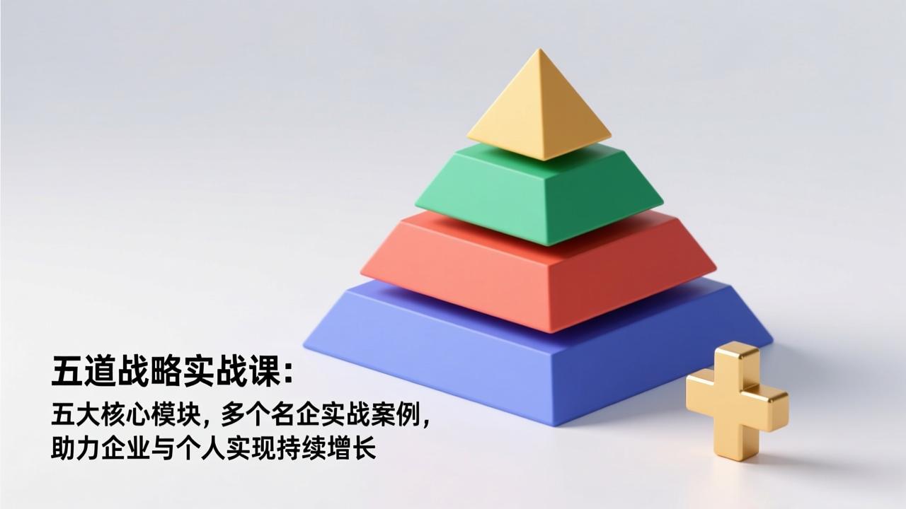 五道战略实战课:五大核心模块,多个名企实战案例,助力企业与个人实现持续增长-灵感工坊云网创