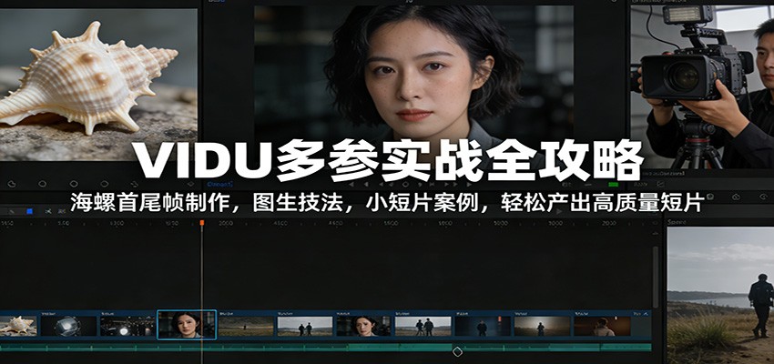 VIDU多参实战全攻略:海螺首尾帧制作,图生技法,小短片案例,轻松产出高质量短片-灵感工坊云网创