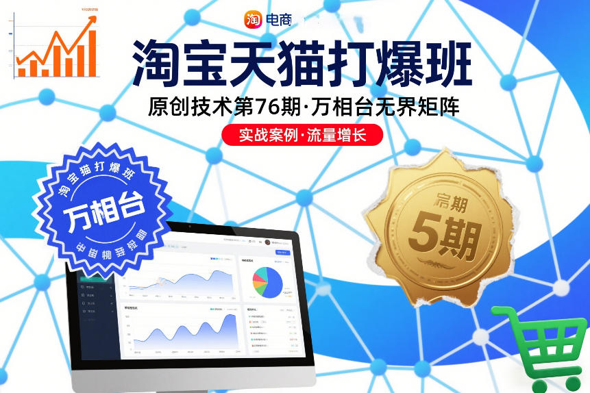 淘宝天猫打爆班原创技术第76期,万相台无界矩阵-灵感工坊云网创