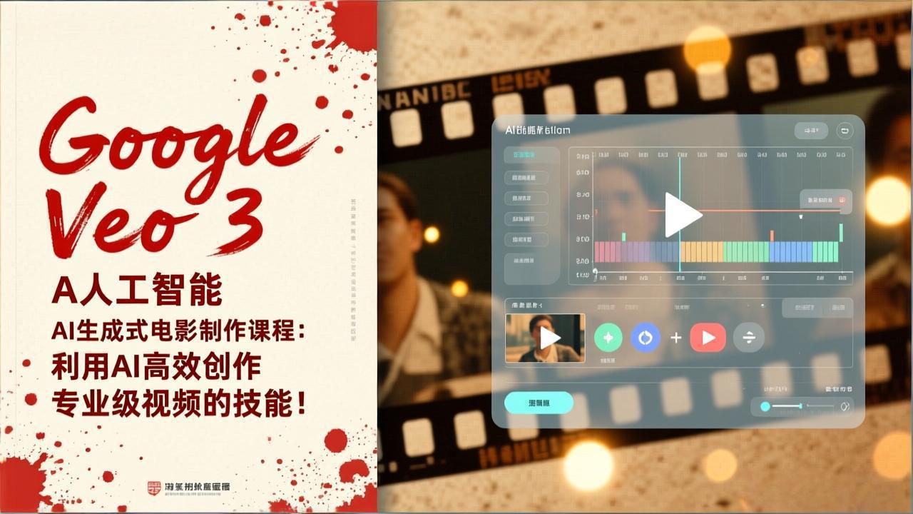 Google Veo 3人工智能AI生成式电影制作课程:利用AI高效创作专业级视频的技能!-灵感工坊云网创