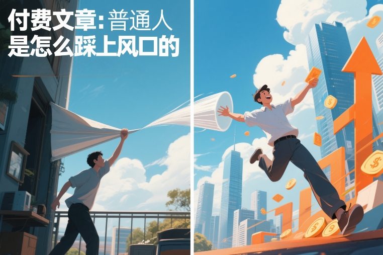 付费文章:普通人是怎么踩上风口的-灵感工坊云网创