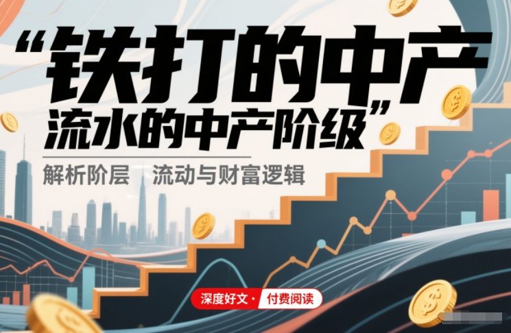 付费文章:铁打的中产,流水的中产阶级-灵感工坊云网创