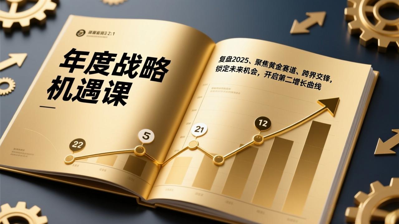 年度战略机遇课,复盘2025、聚焦黄金赛道、跨界交锋,锁定未来机会,开启第二增长曲线-灵感工坊云网创